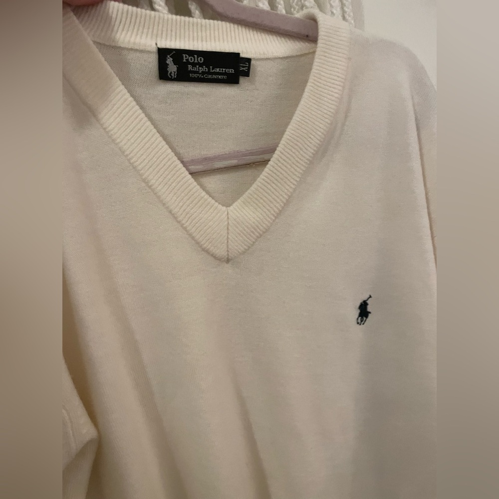 Polo Ralph Lauren Ivory Cashmere Knit